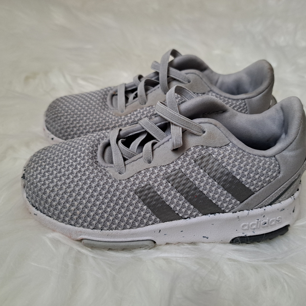 Adidas Racer TR 2.0 Kids Shoes Gray Size 9K H0446Adidas Kids Light Gray Sneakers